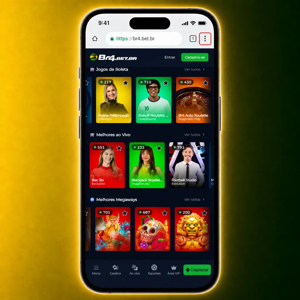Download do aplicativo BR4bet para Android via APK, instalação rápida fora da Google Play