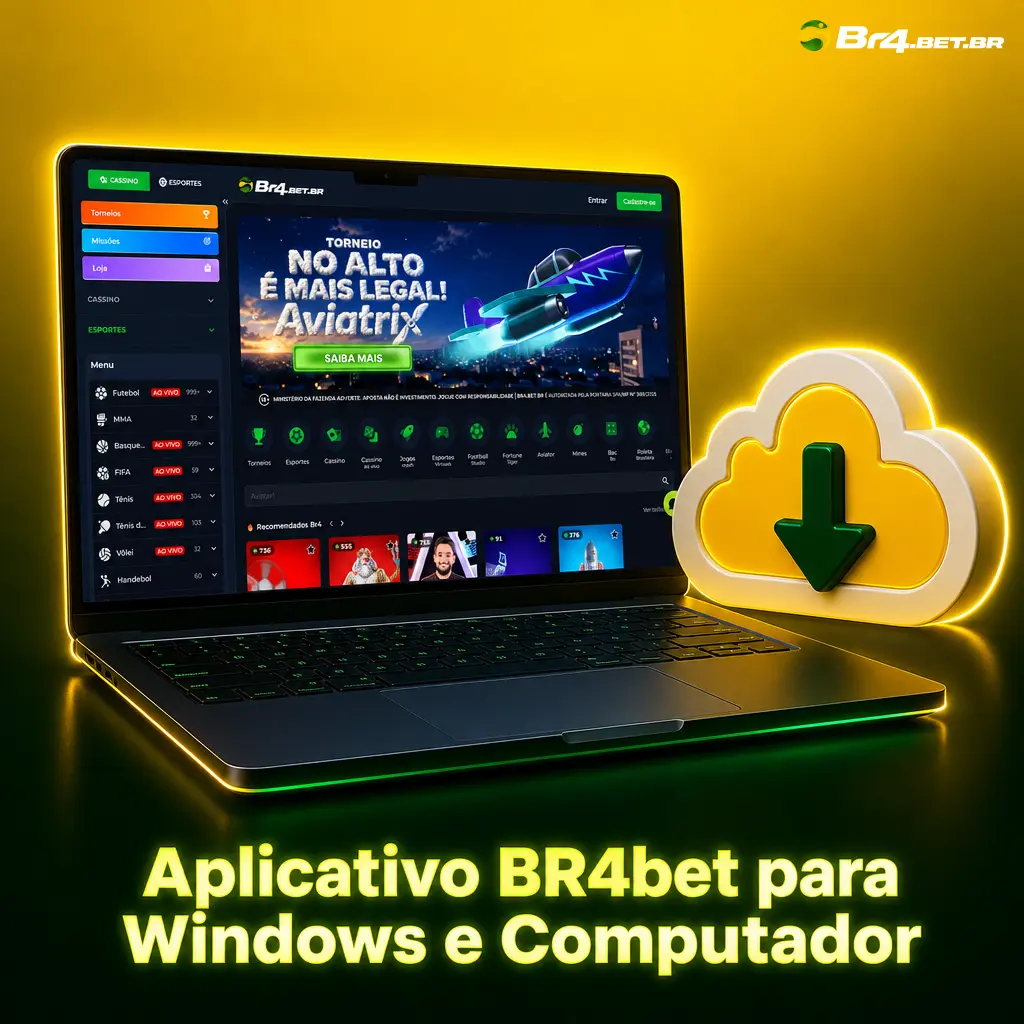Aplicativo BR4bet para Windows: baixe e instale no computador para apostar direto da área de trabalho