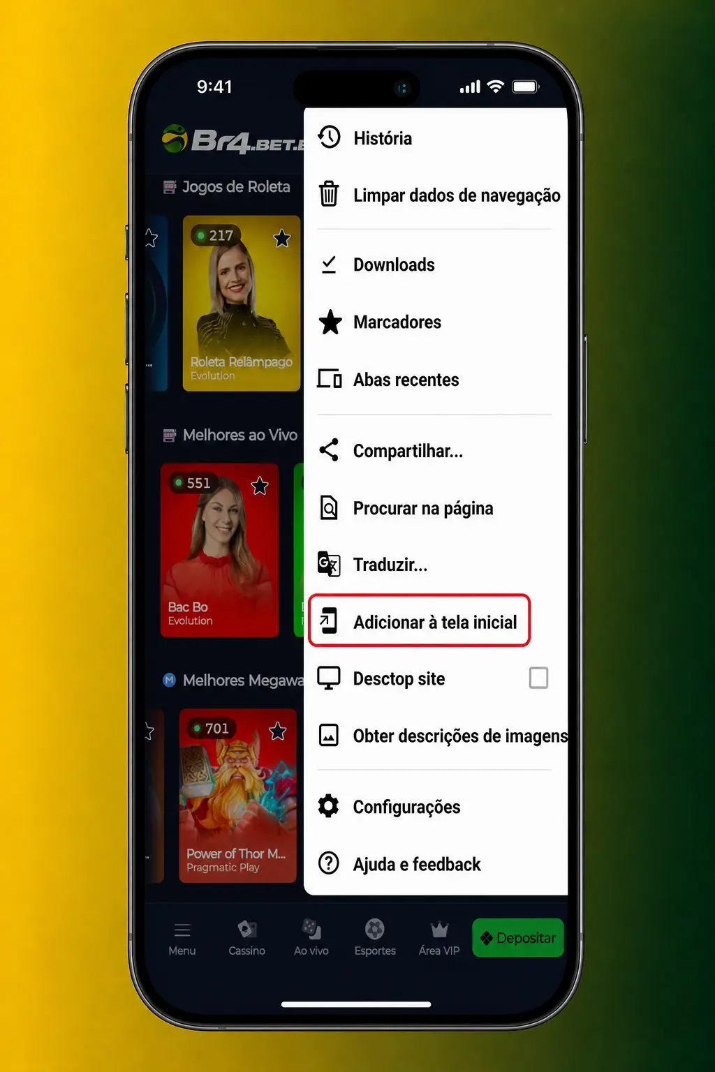 Baixar APK da BR4bet no Android para jogar Fruit Party com segurança e praticidade