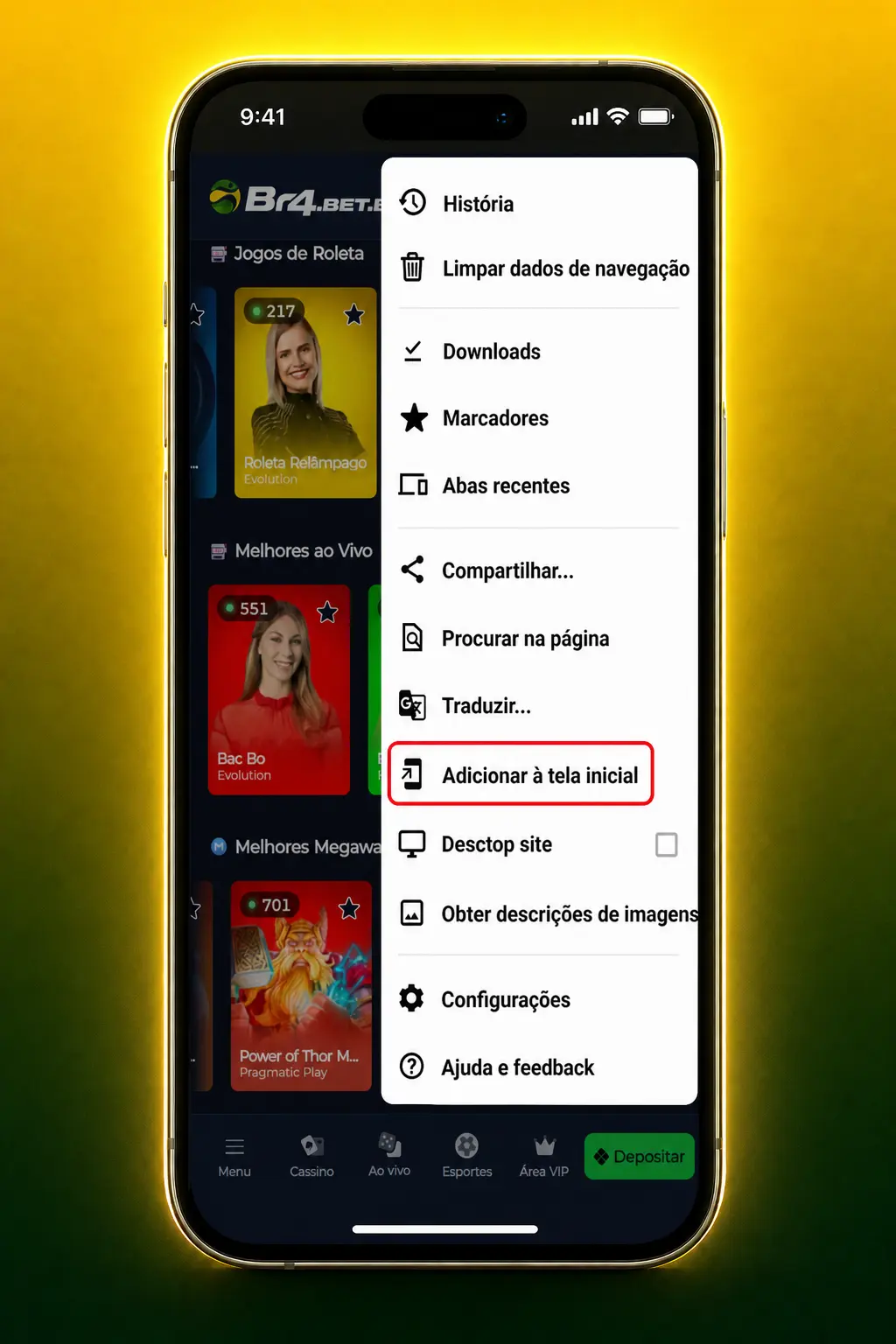 Baixar APK do BR4bet para Android e jogar Crazy Time com instalação segura
