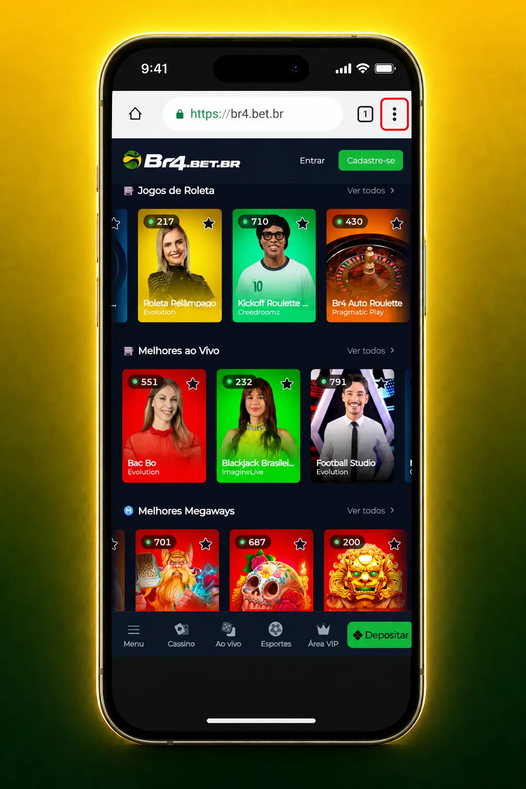 Baixar APK do BR4bet para Android e jogar Crazy Time com instalação rápida e segura