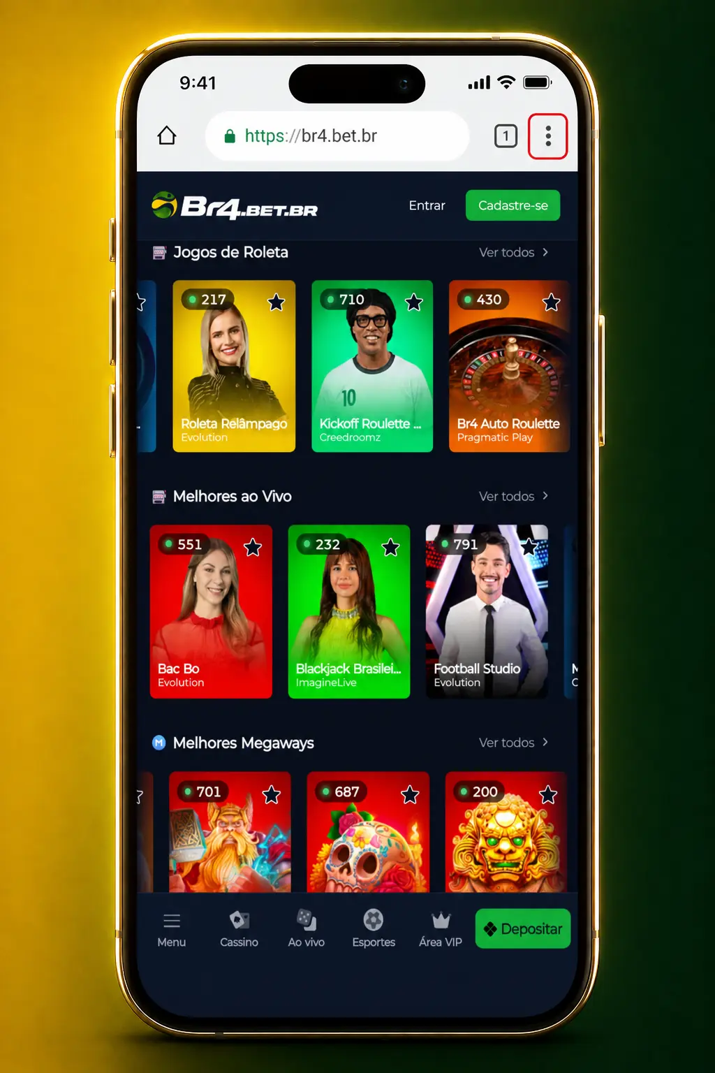 Passo a passo para baixar o APK do BR4bet no Android e instalar o app para jogar Aviator.