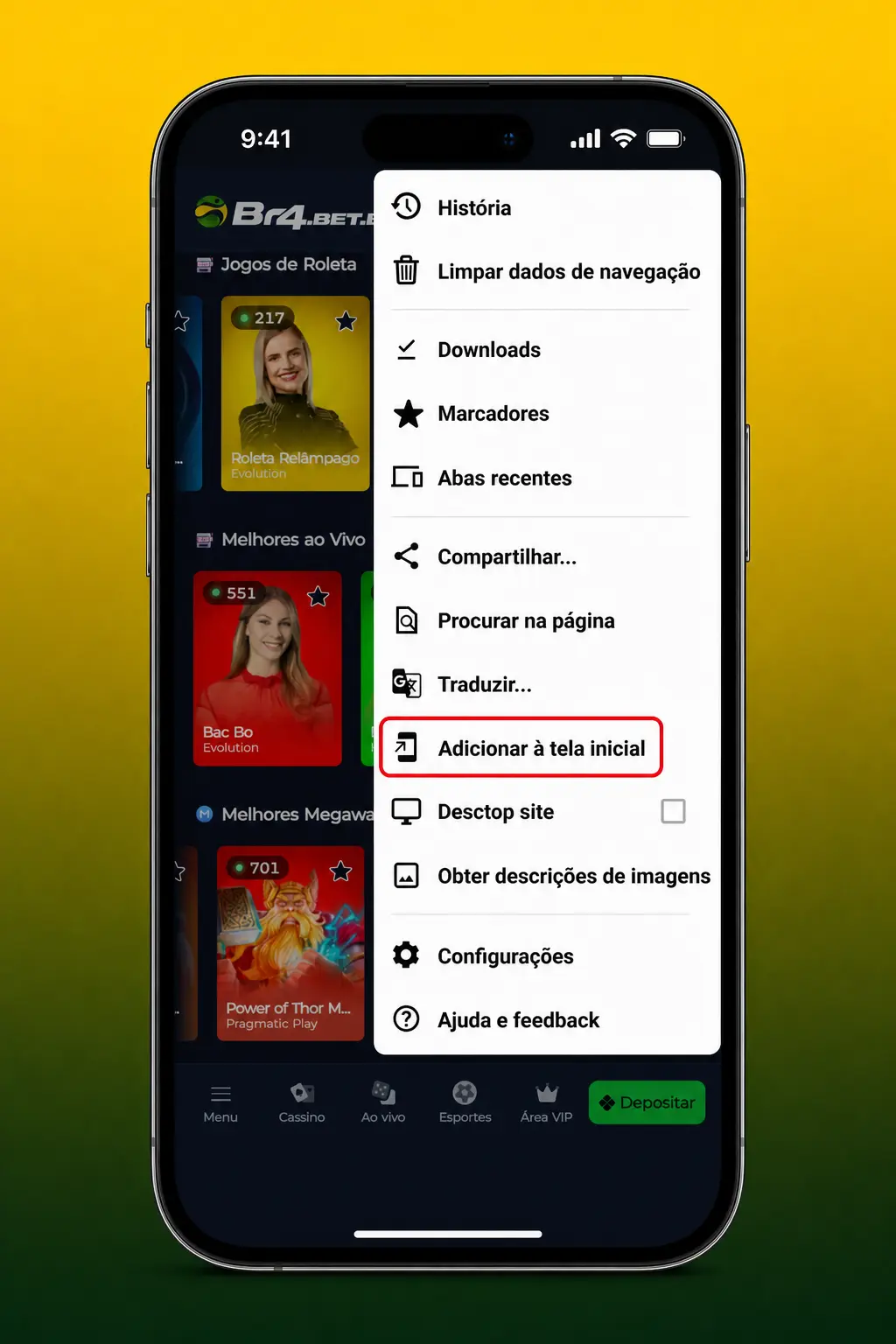 Passo a passo para baixar o APK do BR4bet no Android e jogar Plinko no celular