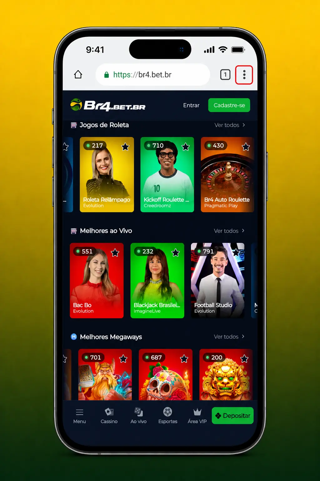 Passo a passo para baixar o APK do BR4bet no Android e jogar Plinko no aplicativo.