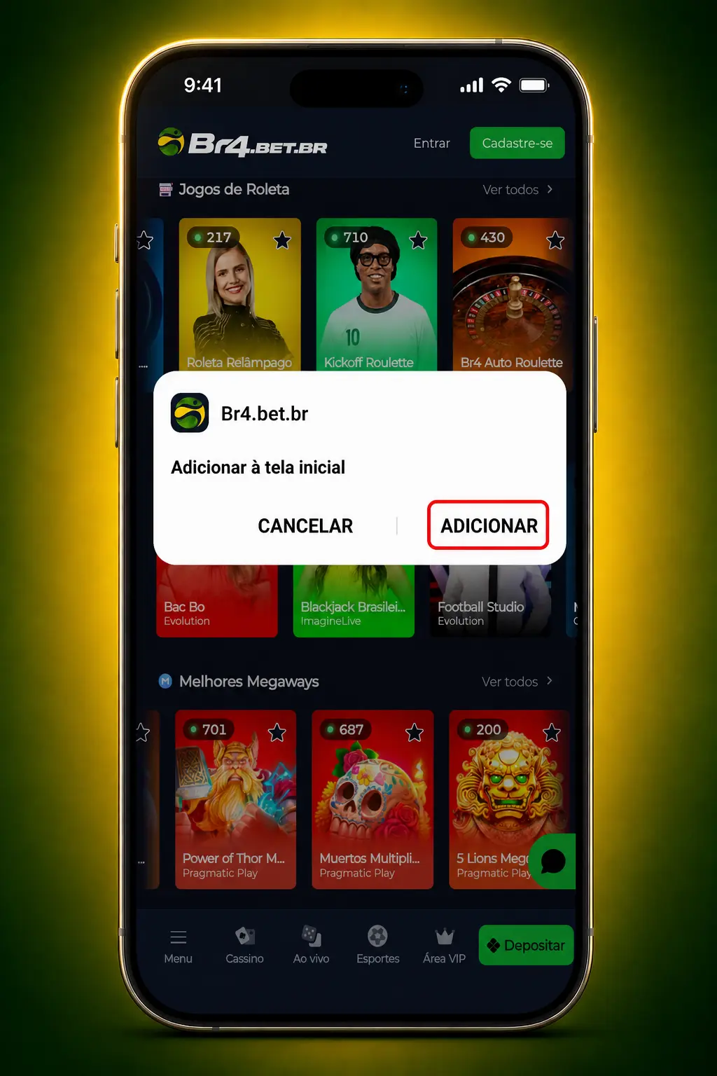 Baixar app BR4bet para Android em APK e jogar Sugar Rush 1000 no celular