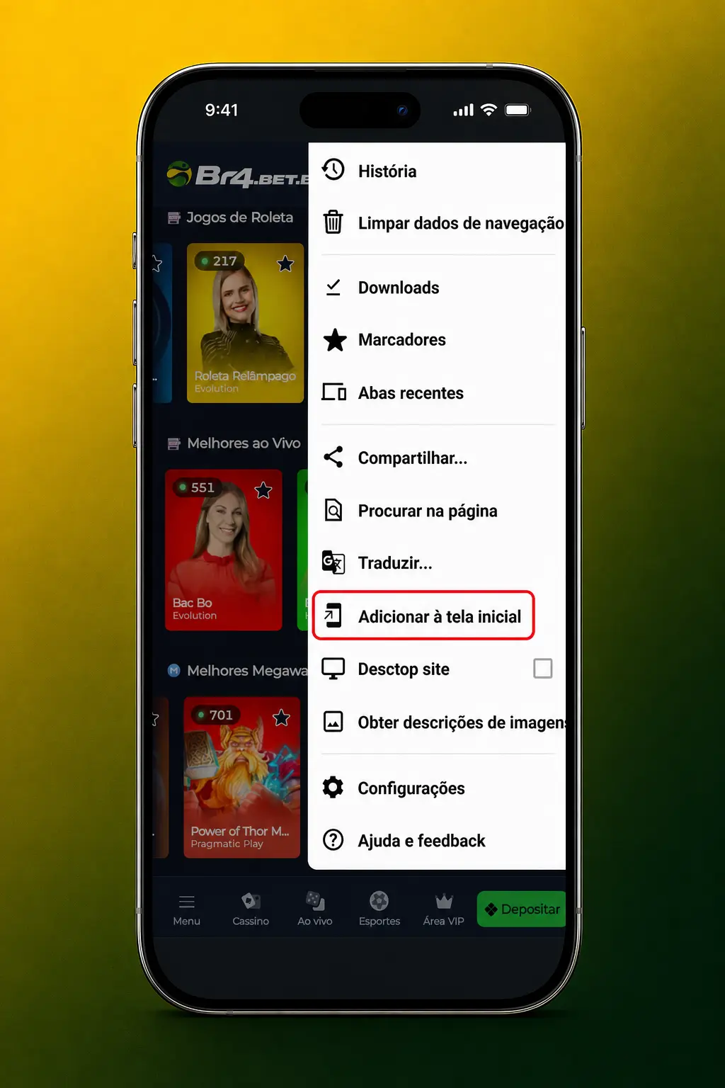 Baixar APK do BR4bet para Android e jogar Fortune Tiger no celular