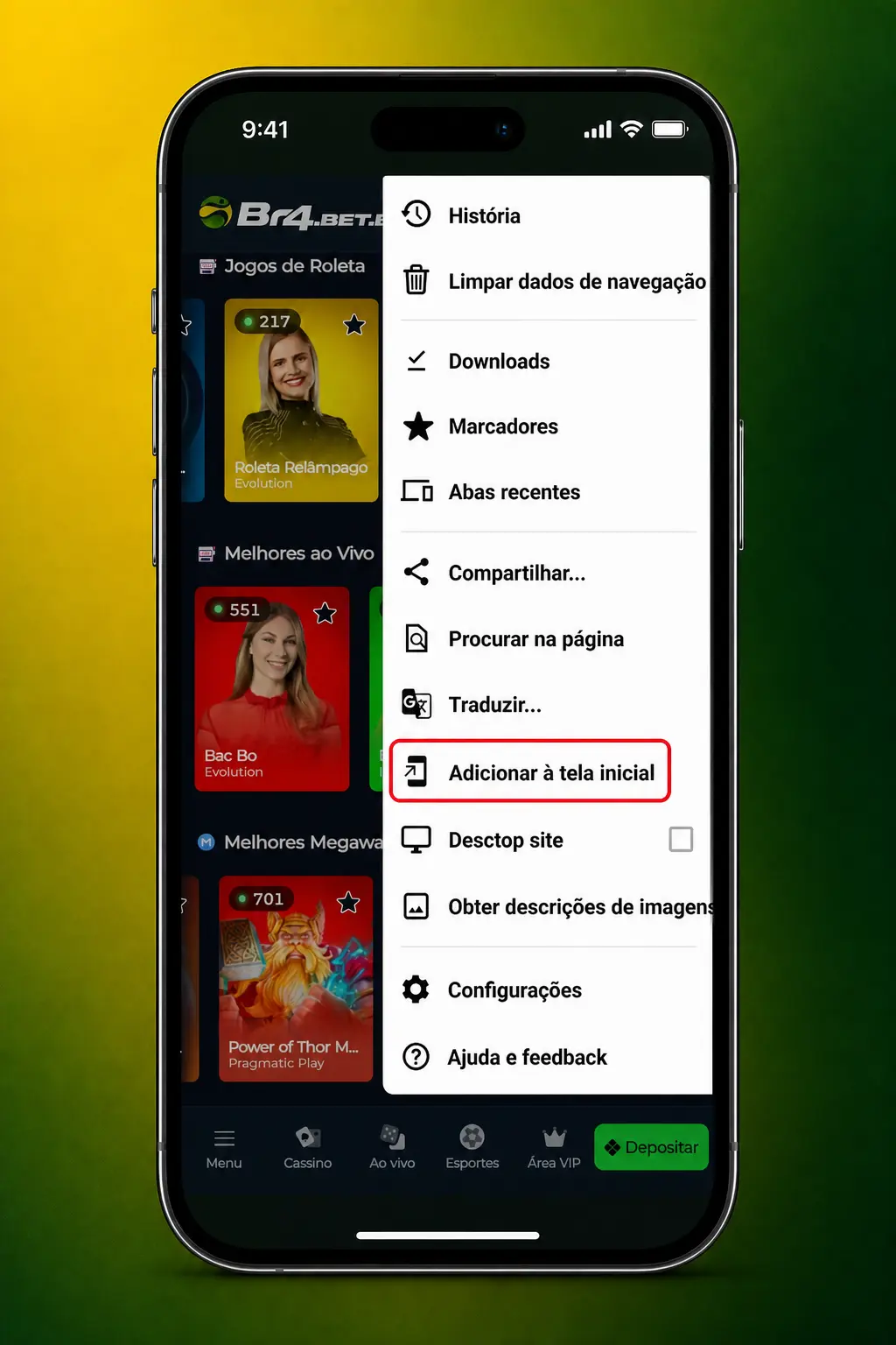 Baixe o app BR4bet para Android e jogue Fortune Rabbit; instale o APK e cadastre-se no aplicativo