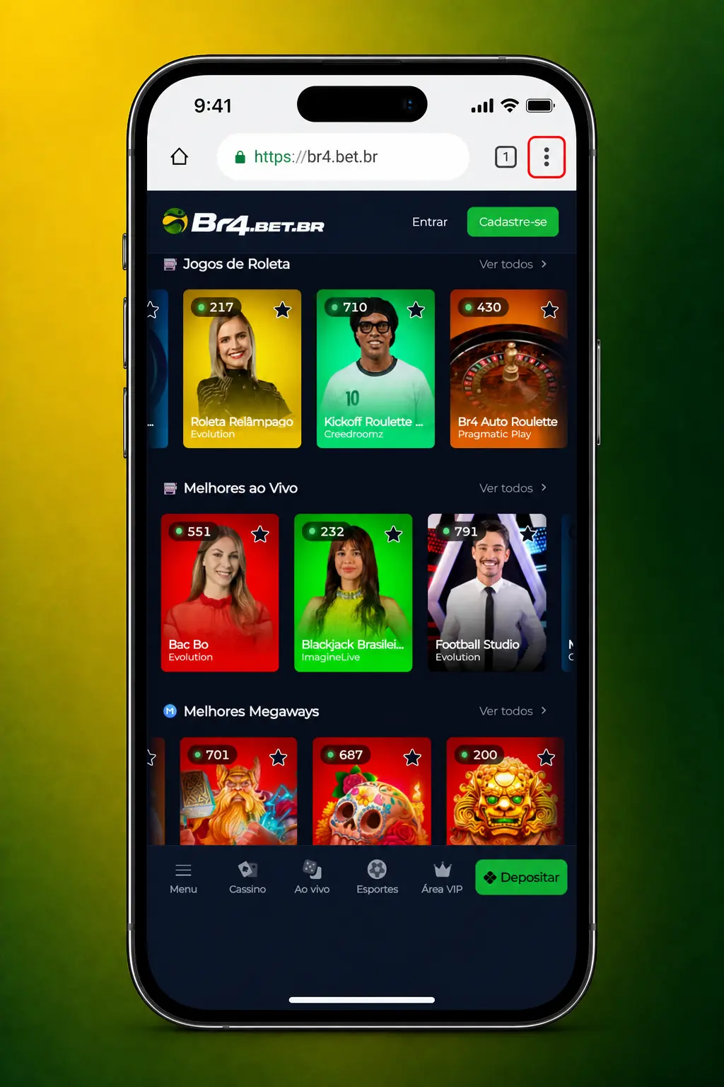 Passo a passo para baixar o APK do BR4bet no Android e instalar o jogo Fortune Rabbit no celular.