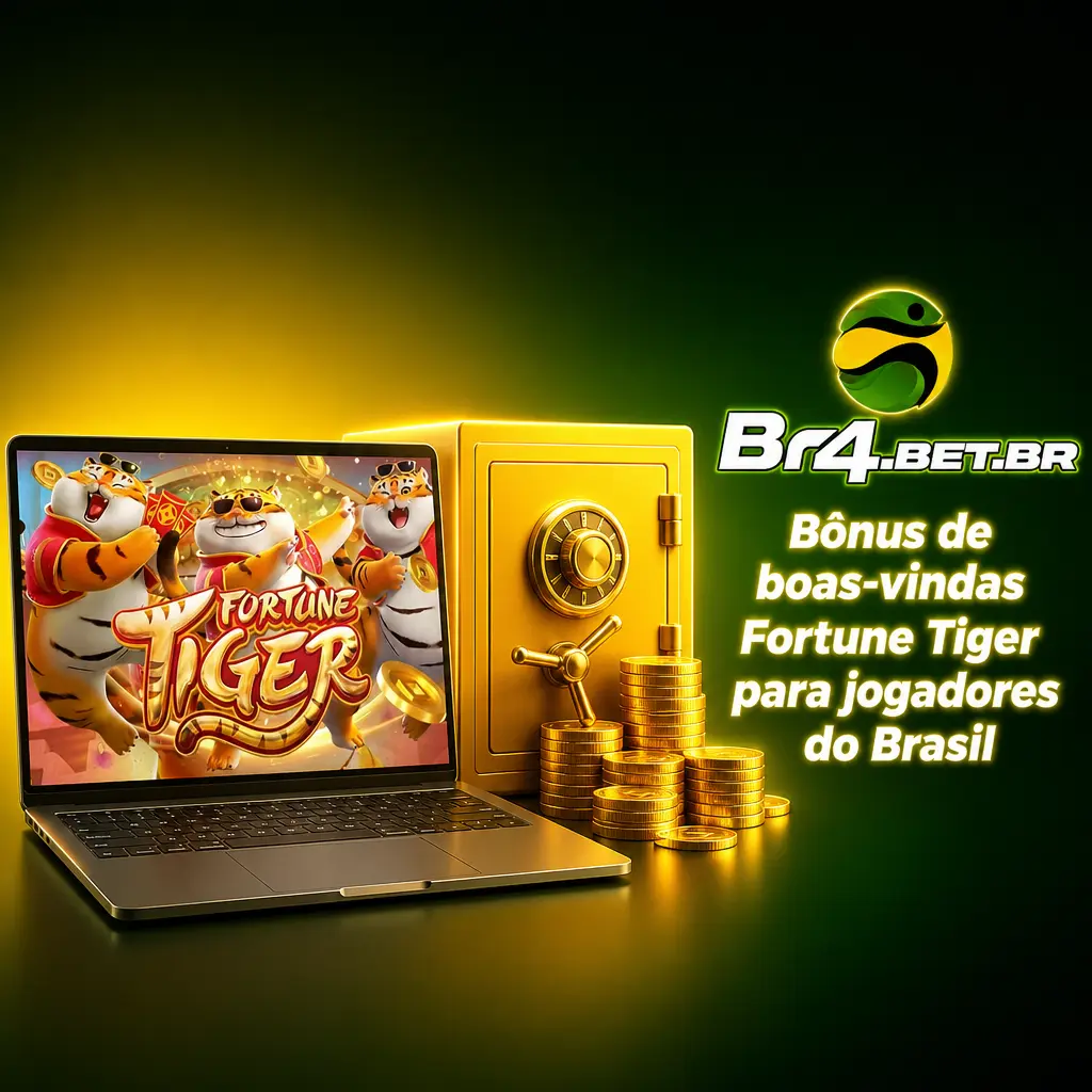 Bônus de boas-vindas Fortune Tiger na BR4bet: 100% até R$300 no primeiro depósito para jogadores do Brasil