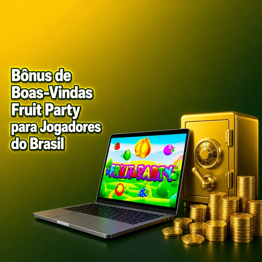 Bônus de boas-vindas de 100% até R$300 da BR4bet para jogar Fruit Party no Brasil