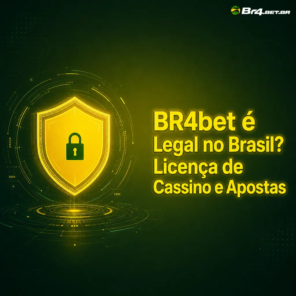 Licença da Curaçao Gaming Control Board exibida na BR4bet, garantindo legalidade de cassino e apostas no Brasil