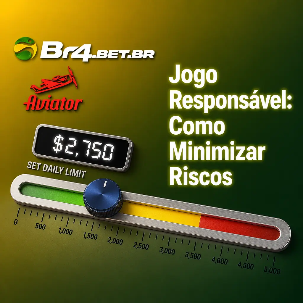 Ilustração sobre jogo responsável no Aviator: dicas para definir orçamento, limites e evitar riscos financeiros.