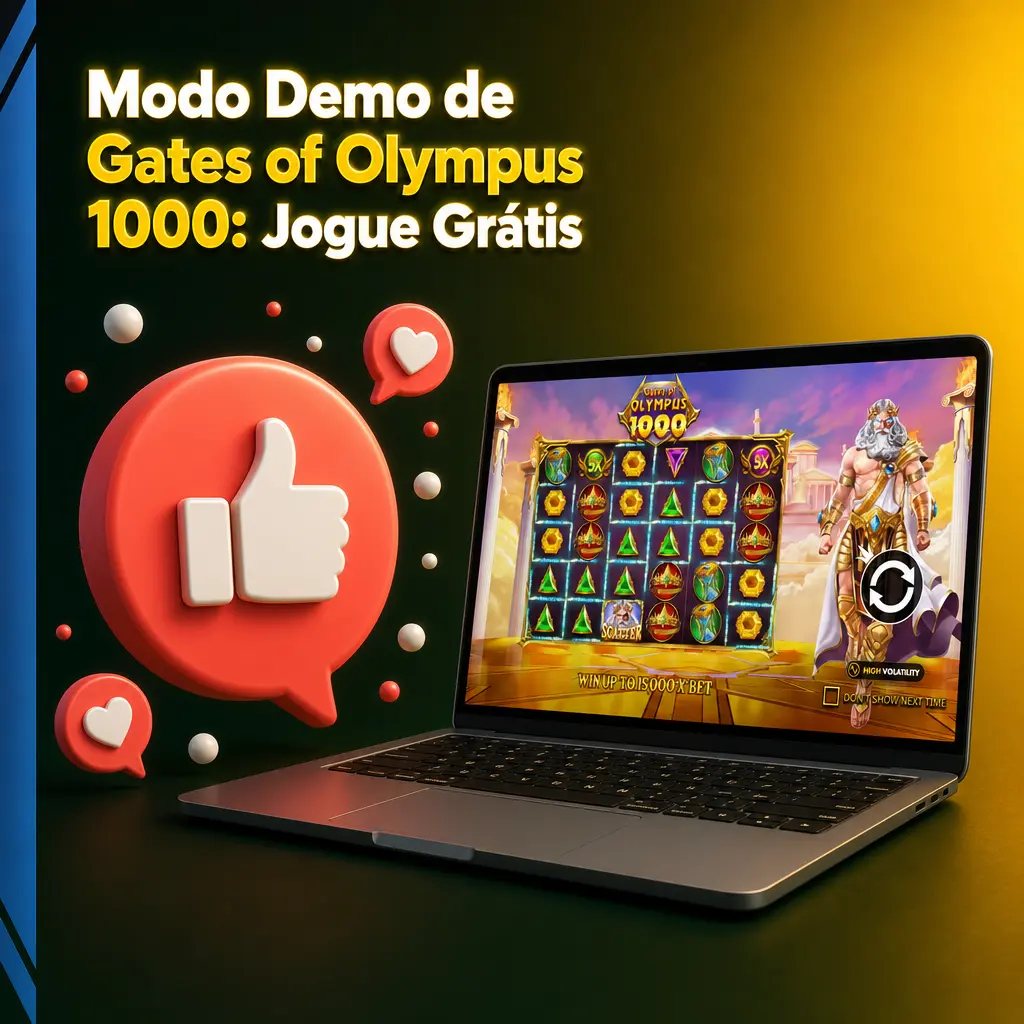 Modo demo de Gates of Olympus 1000 na BR4bet com saldo fictício, RTP de 98% e sem necessidade de download