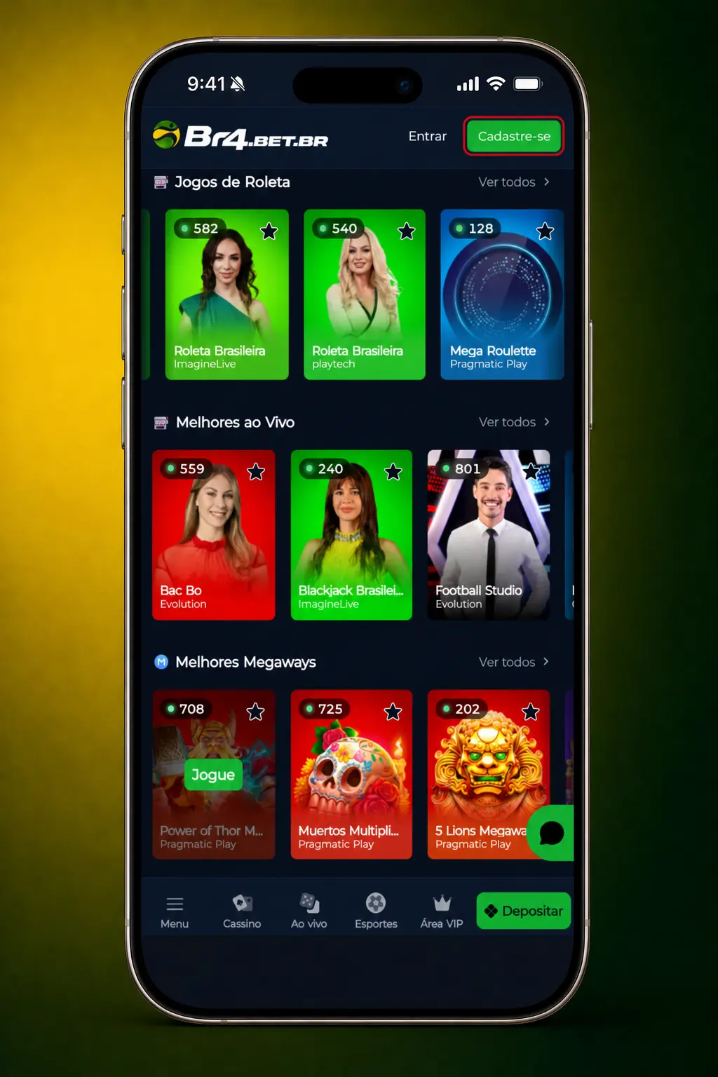 Passo a passo para registro na BR4bet e acesso rápido ao jogo Pinata Wins no cassino online.