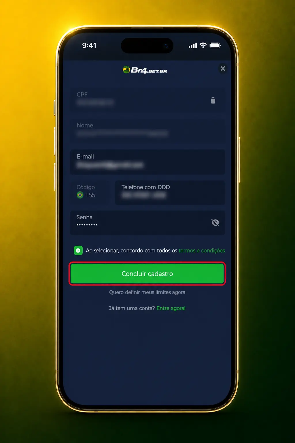 Cadastro na BR4bet para jogar Sweet Bonanza com saldo disponível após depósito via Pix, cartão ou boleto.