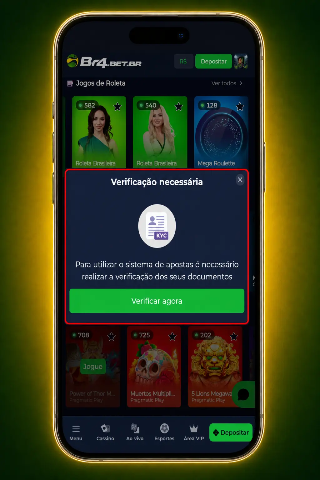 Passo a passo para jogar slots na BR4bet: cadastro, depósito via Pix, escolha do jogo e início das rodadas.