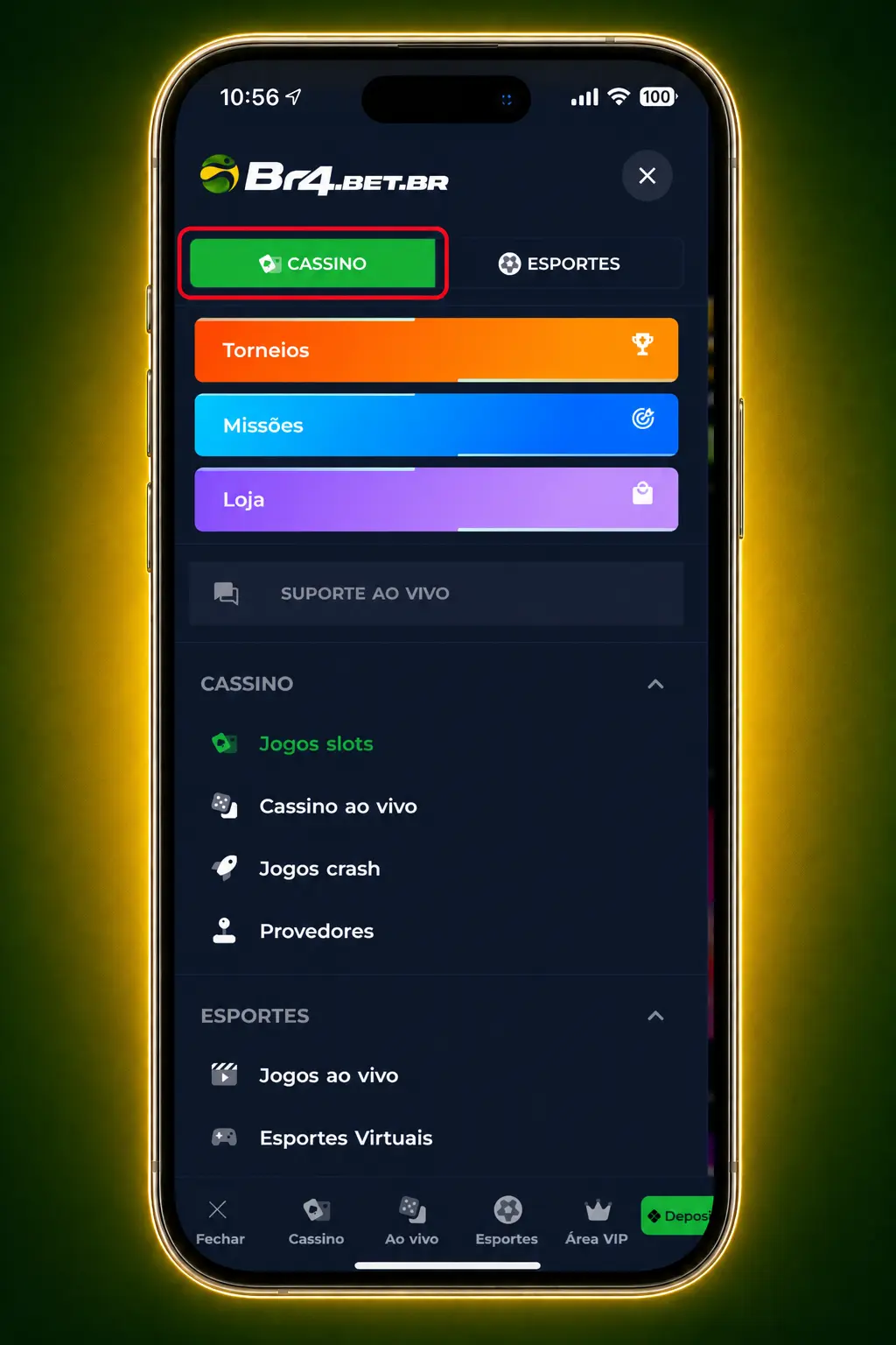 Passo a passo para jogar slots na BR4bet: cadastro, depósito via Pix, escolha do jogo e início das rodadas.