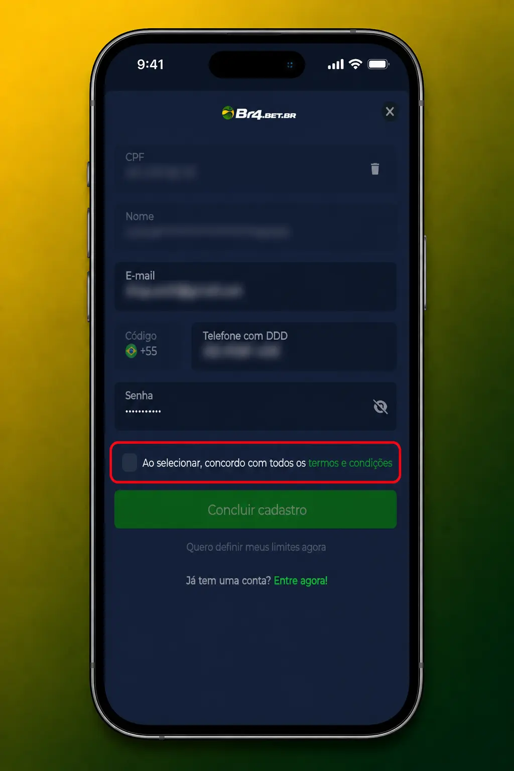 Tutorial de cadastro na BR4bet mostrando passos para criar conta e jogar Sugar Rush 1000 com bônus de boas-vindas