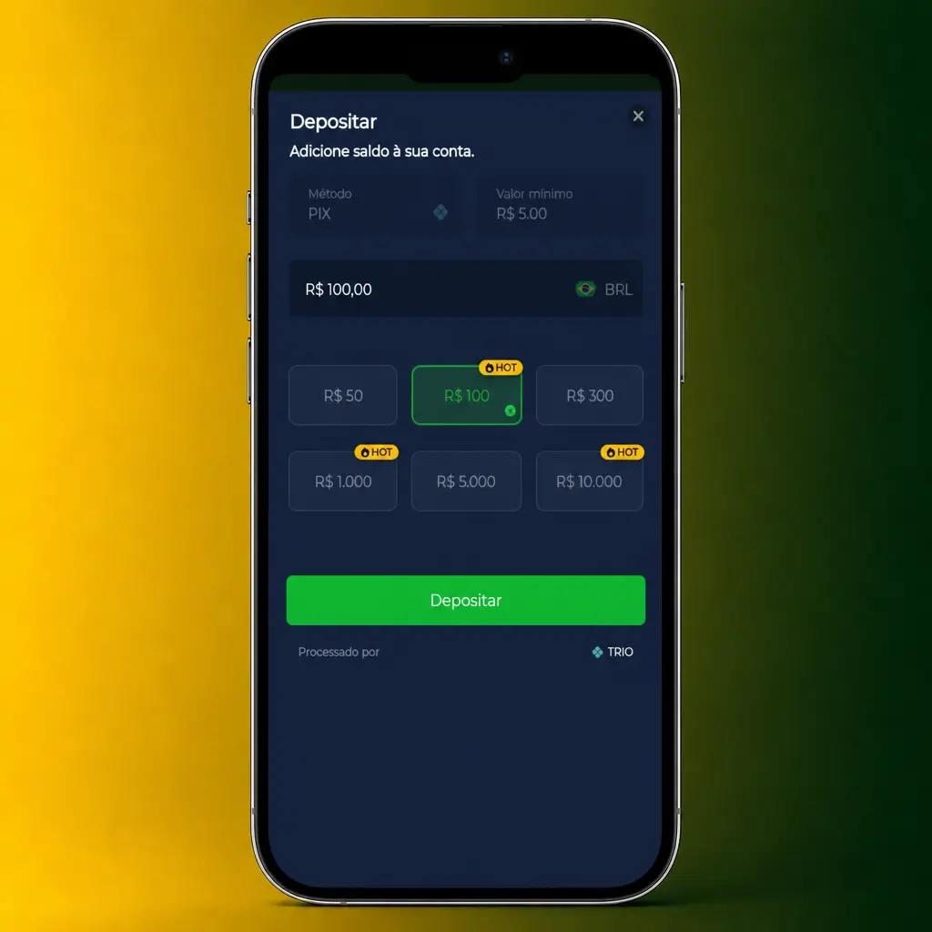 Passo a passo para depositar na BR4bet via Pix em menos de 1 minuto