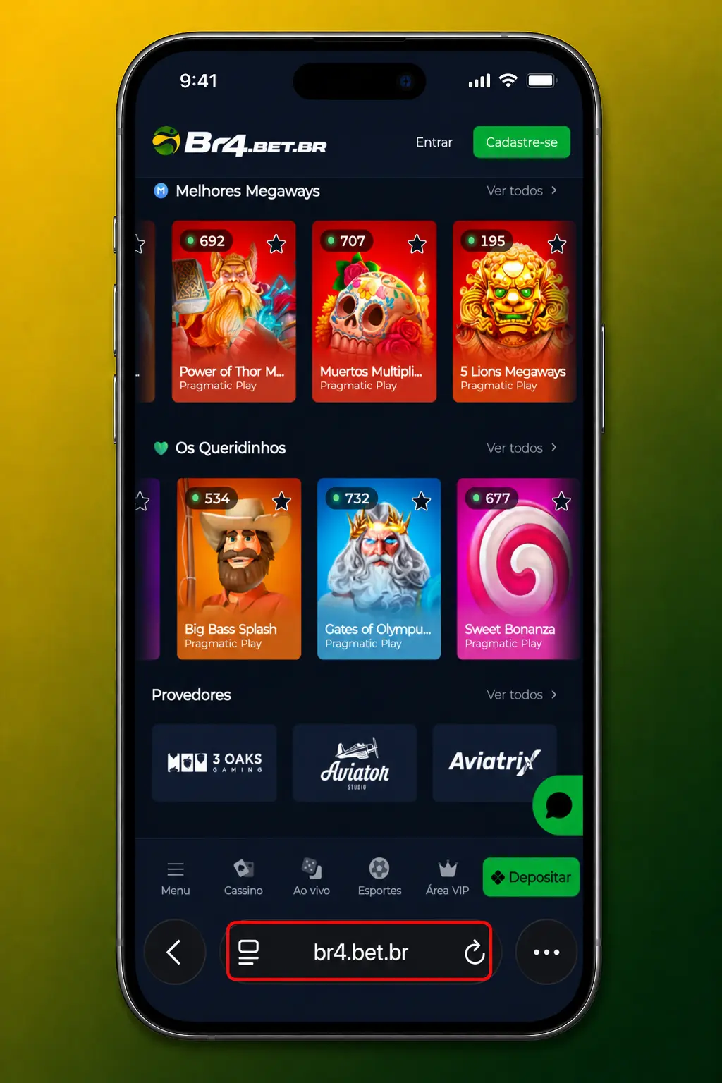 Tutorial de instalação do aplicativo BR4bet no iOS via Safari para jogar Plinko no iPhone ou iPad