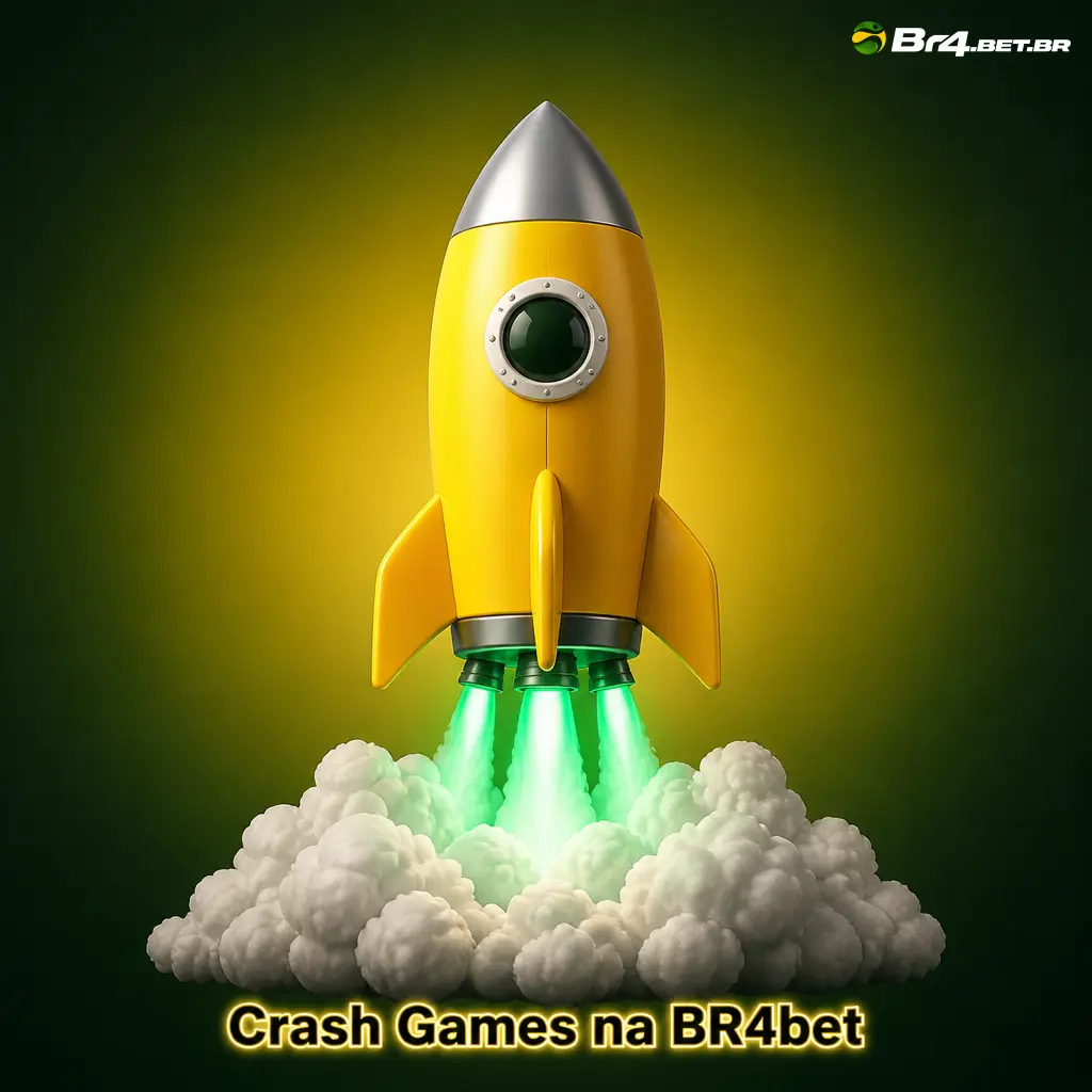 Jogos Crash na BR4bet com multiplicador crescente, retirada automática e apostas duplas simultâneas.