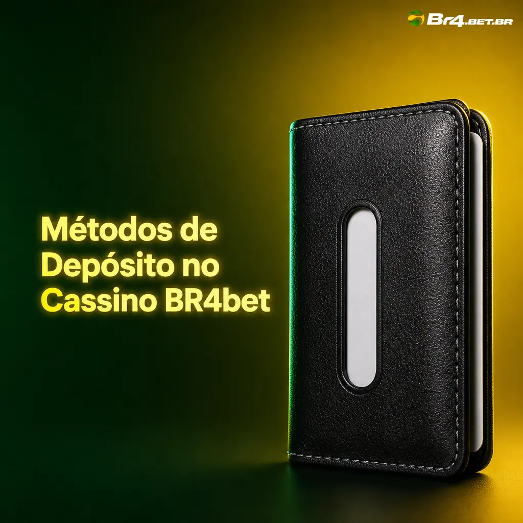 Métodos de depósito na BR4bet: Pix, cartão de crédito e transferência bancária, sem taxas, a partir de R$20.
