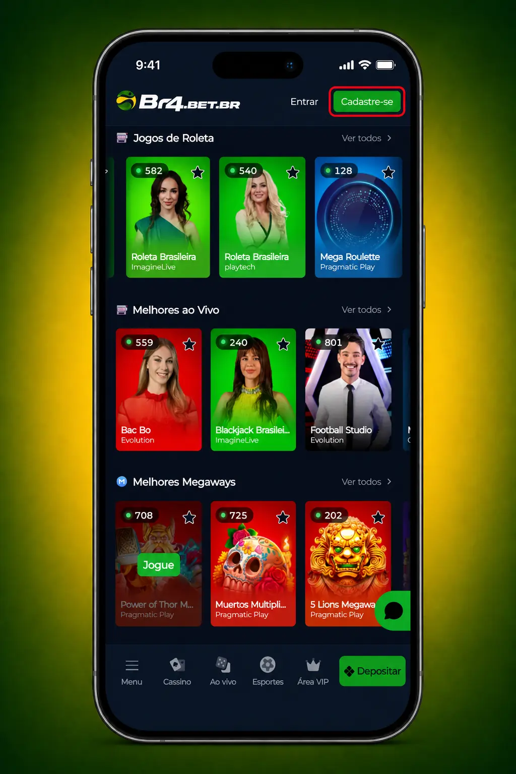 Passo a passo do cadastro na BR4bet para jogar Fortune Dragon: dados pessoais, depósito via Pix, verificação e acesso ao cassino.