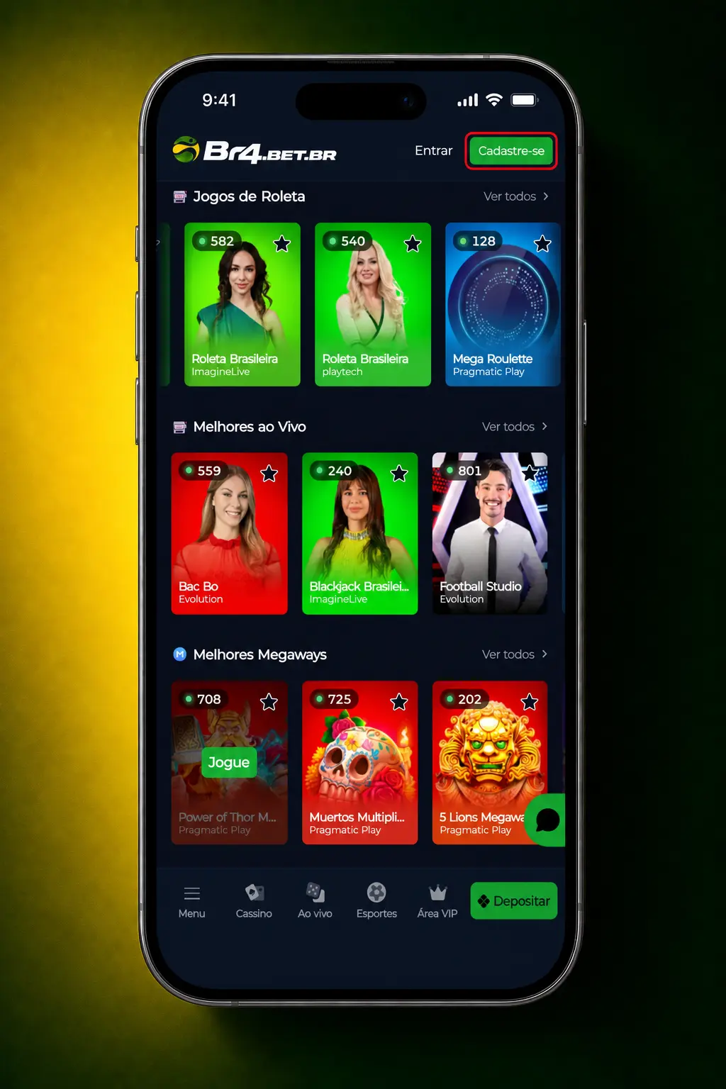 Passo a passo do registro na BR4bet: preencha dados pessoais, confirme com código e ative a conta via PIX.