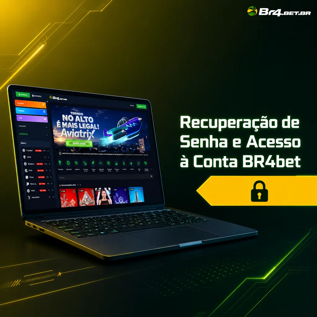 Recupere a senha da conta BR4bet em etapas simples e mantenha saldo e bônus intactos durante o processo.