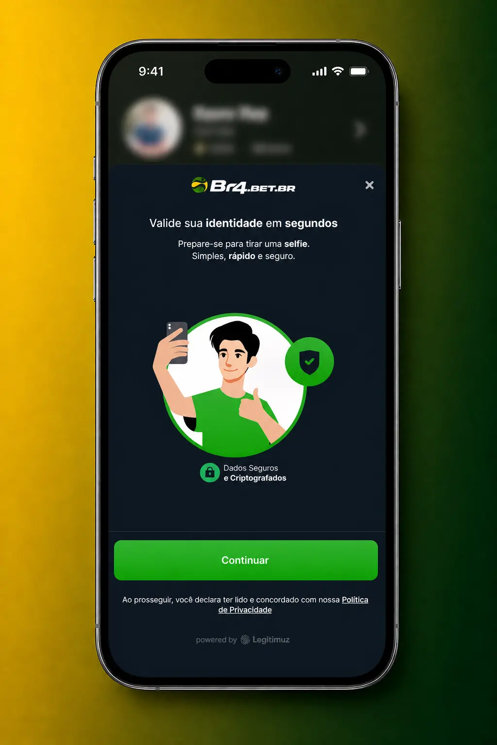Verificação de conta na BR4bet: etapas do processo KYC para envio de documentos e liberação de saques